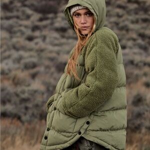 NWT Anthropologie Pilcro Swing Puffer Jacket